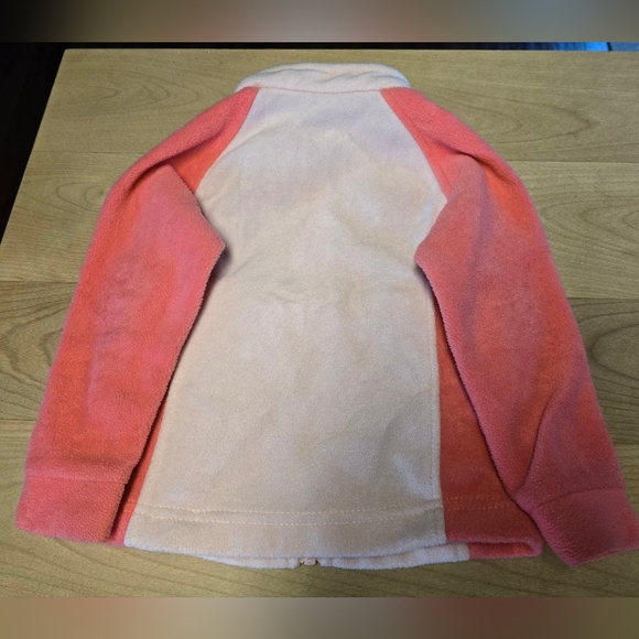 Columbia 3T Coral and Light Pink Fleece Jacket - Picture 2 of 4